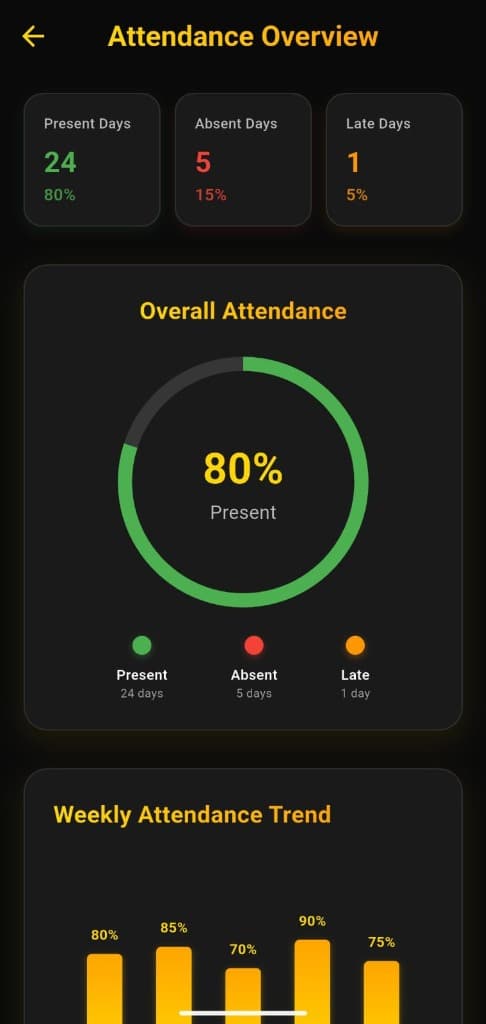 Student App Screenshot 0